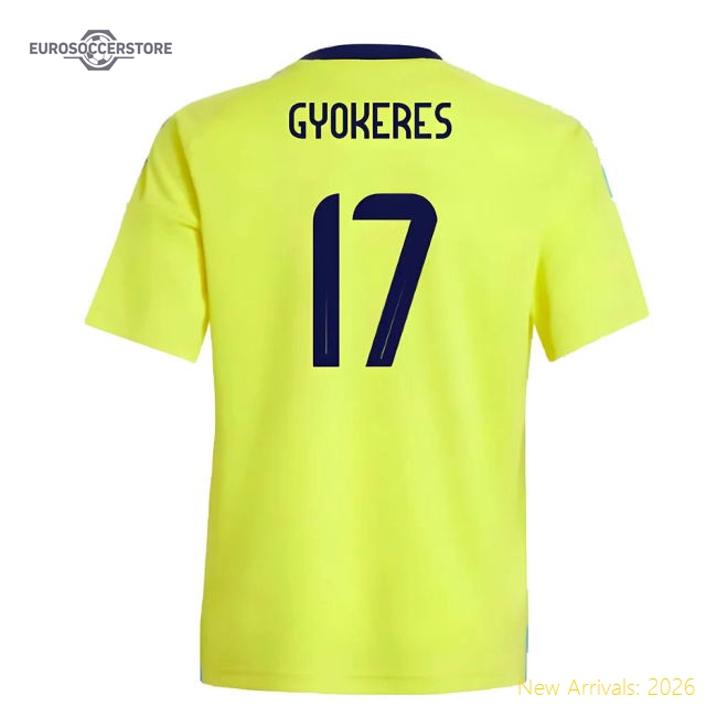 2024-2025 Sweden Home Fan Shirt (Kids) (GYOKERES 17)