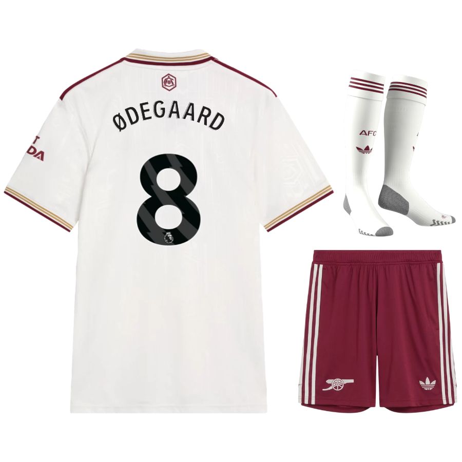 Arsenal Third Kit Child Jersey 2025 2026 Odegaard