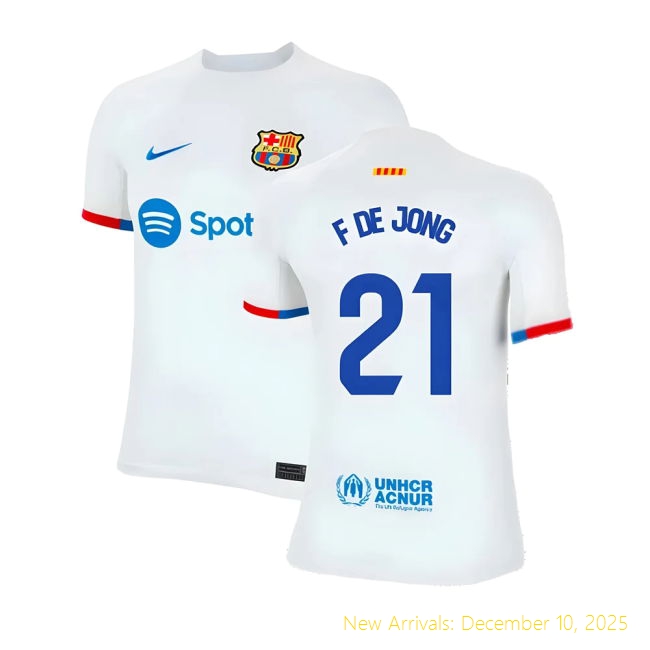 2023-2024 Barcelona Barca Premium Quality Away Shirt (Kids) (F De Jong
