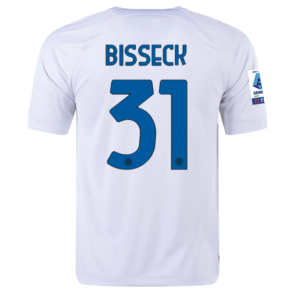 Inter Milan Bisseck 2023-2024 UCL Away Jersey – Authentic Shirt