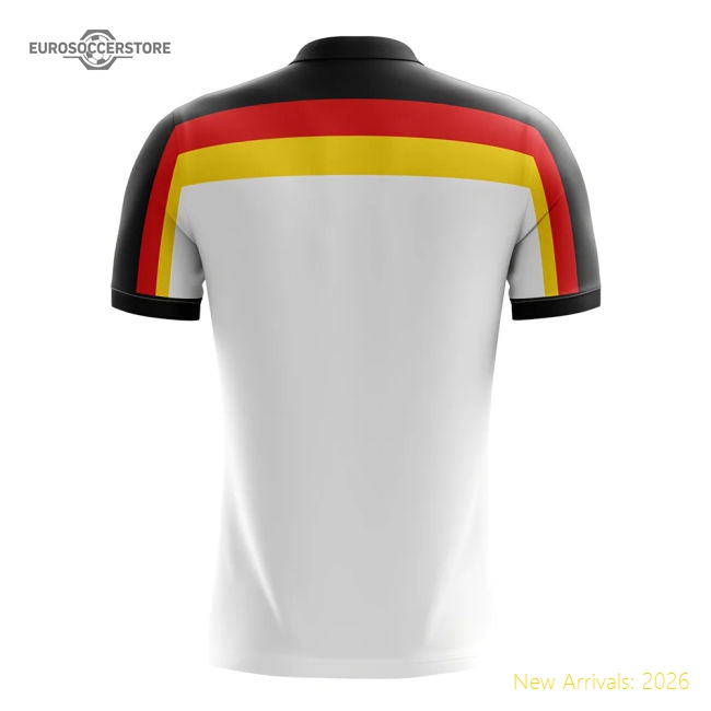 Official Germany 2025-2026 Home Short Sleeve Jersey Athletic Mobility