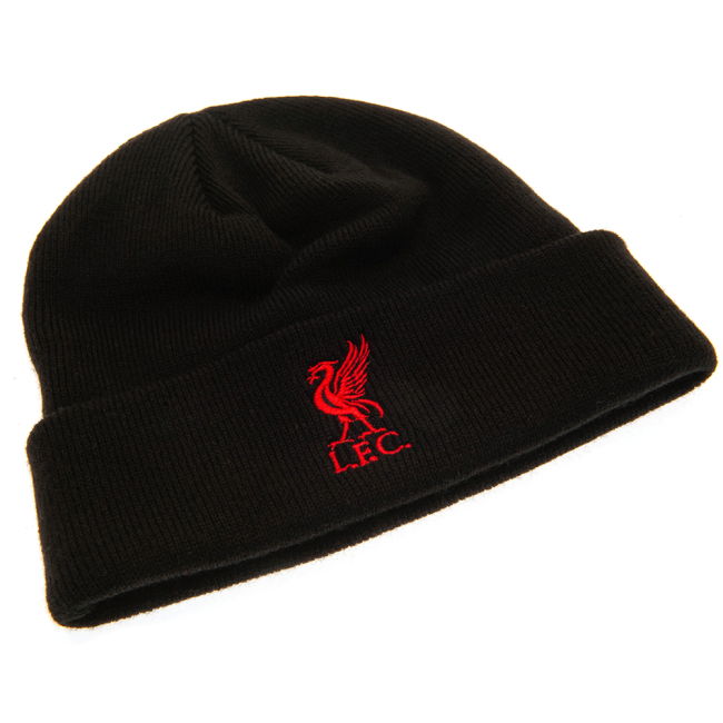 Men's Liverpool FC Black Cuff Beanie