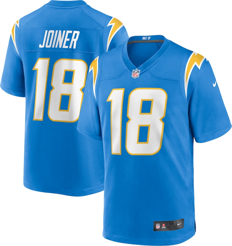 None Charlie Joiner LA Chargers Legendary Genuine Jersey Football Appa