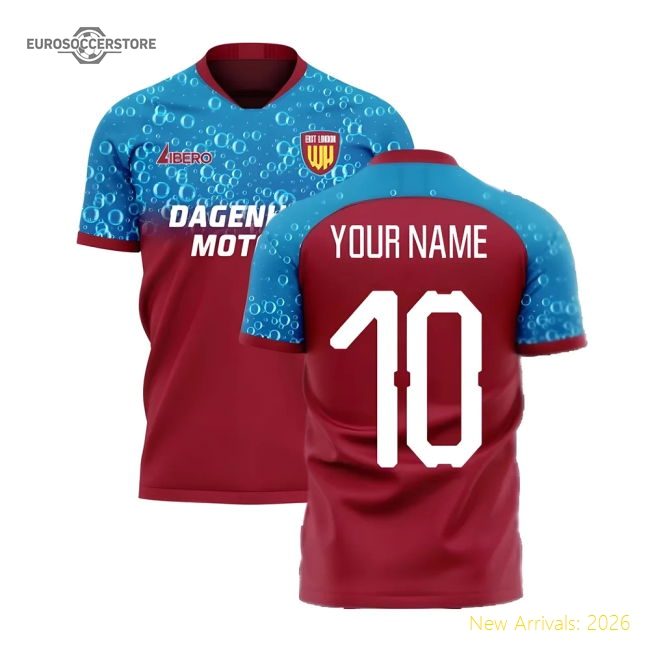 Excellent East London 2025-2026 Home Concept Football Kit (libero)