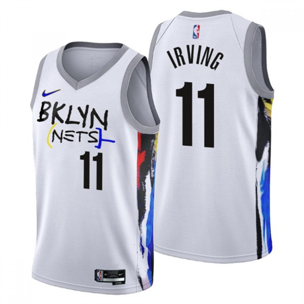 Official Brooklyn Nets 11 White Jersey - City Edition - Basketball Fan Gear
