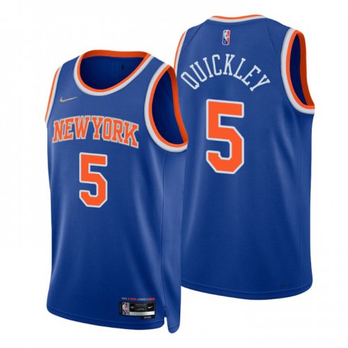 Knicks Blue York Knicks #5 Nike Jersey - Value-Priced Premium Quality