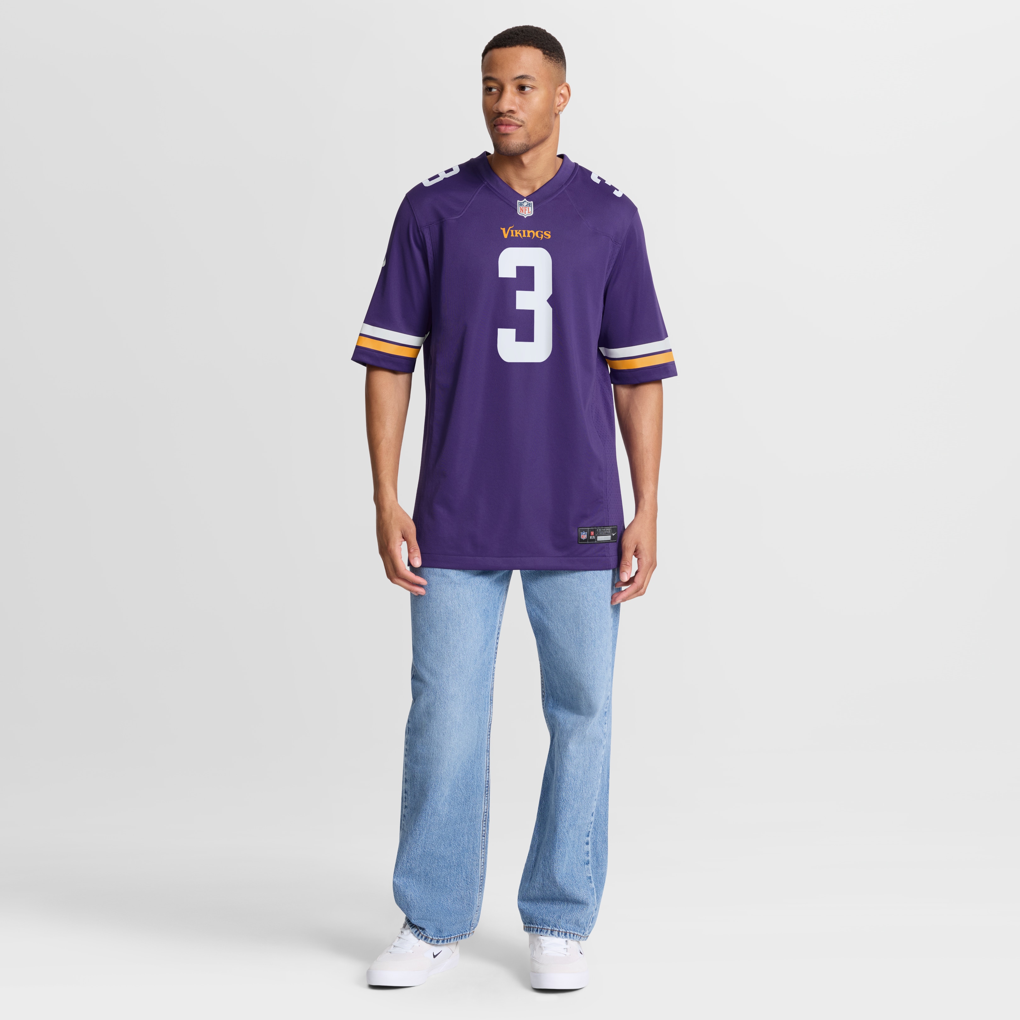 [ESK] Jordan Addison Minnesota Vikings Game Jersey - Purple