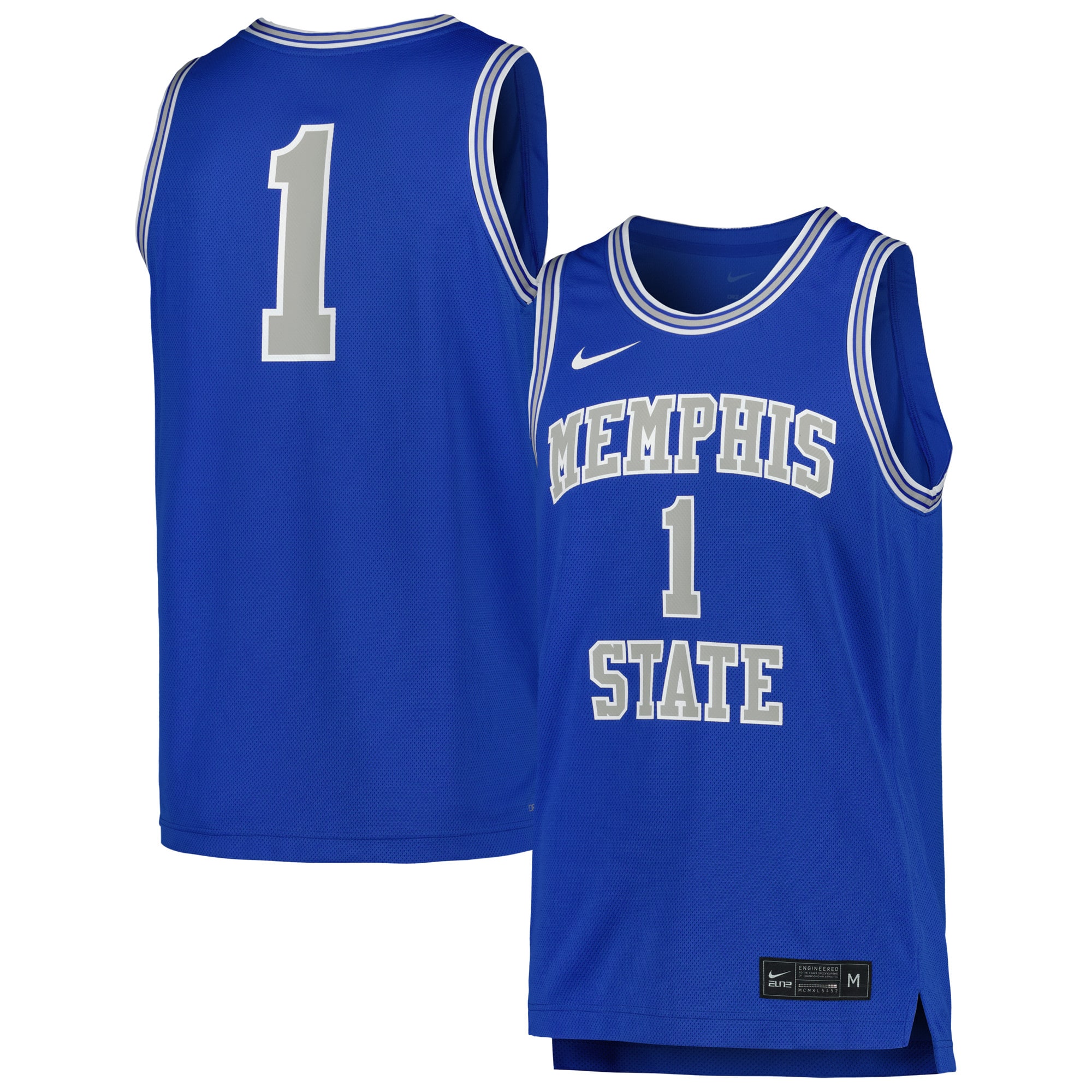 [NJP] Memphis Tigers Replica Basketball Jersey - Royal
