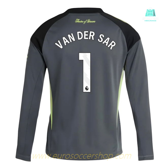 2025-2026 Man Utd Home Goalkeeper Shirt (Grey) - Kids (Van Der Sar 1)