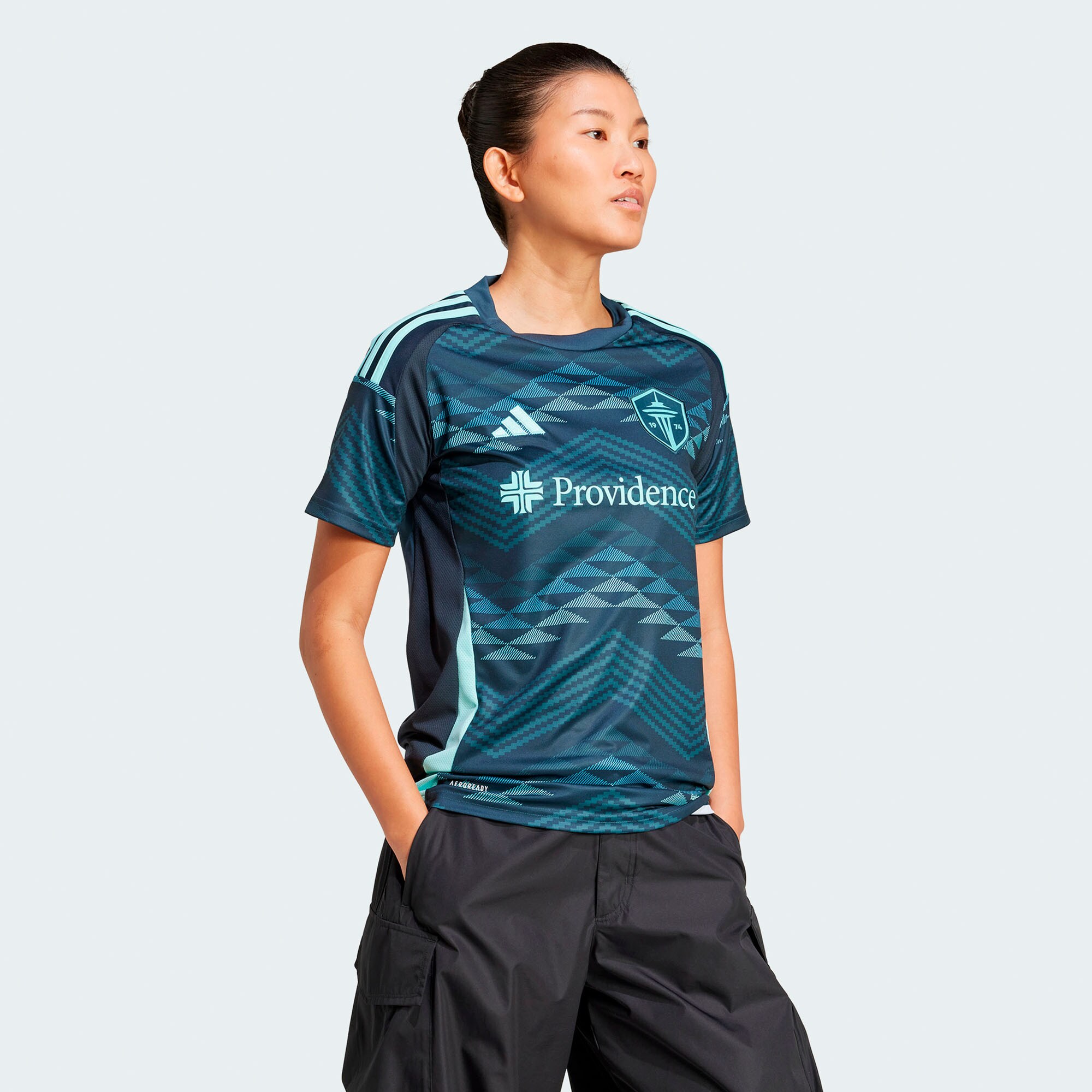 [SJH] Seattle Sounders FC Women's 2025 The Salish Sea Kit Replica Jersey - Blue