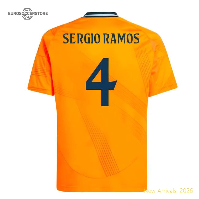 Official 2024-2025 Real Madrid Away Shirt (Kids) (Sergio Ramos 4)