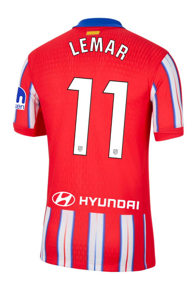 Laliga Atletico Madrid 24-25 Home Jersey LEMAR 11 Edition