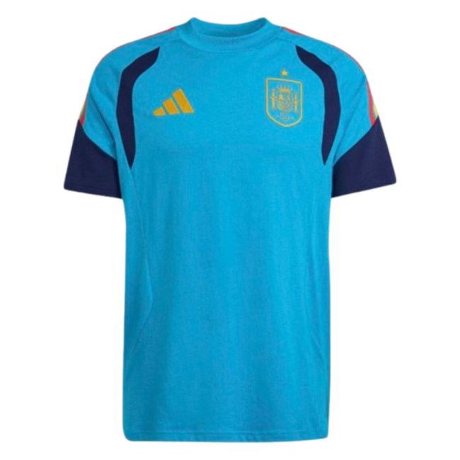 [EPL] 2026 2027 Spain Tee Aqua) Name) Training Apparel (Bold (Your