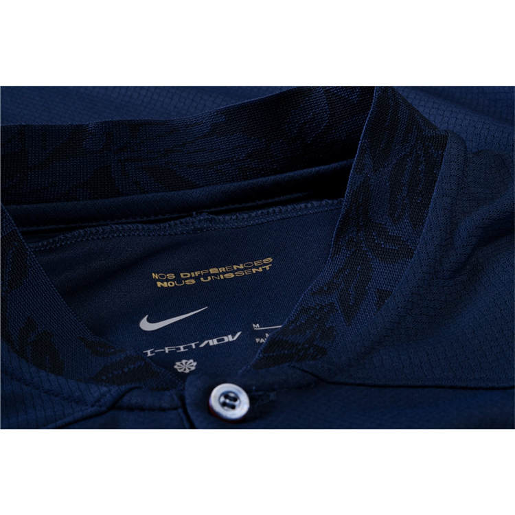 Official World Cup 2022 France Home Blue Soccer Jersey Football Shirt