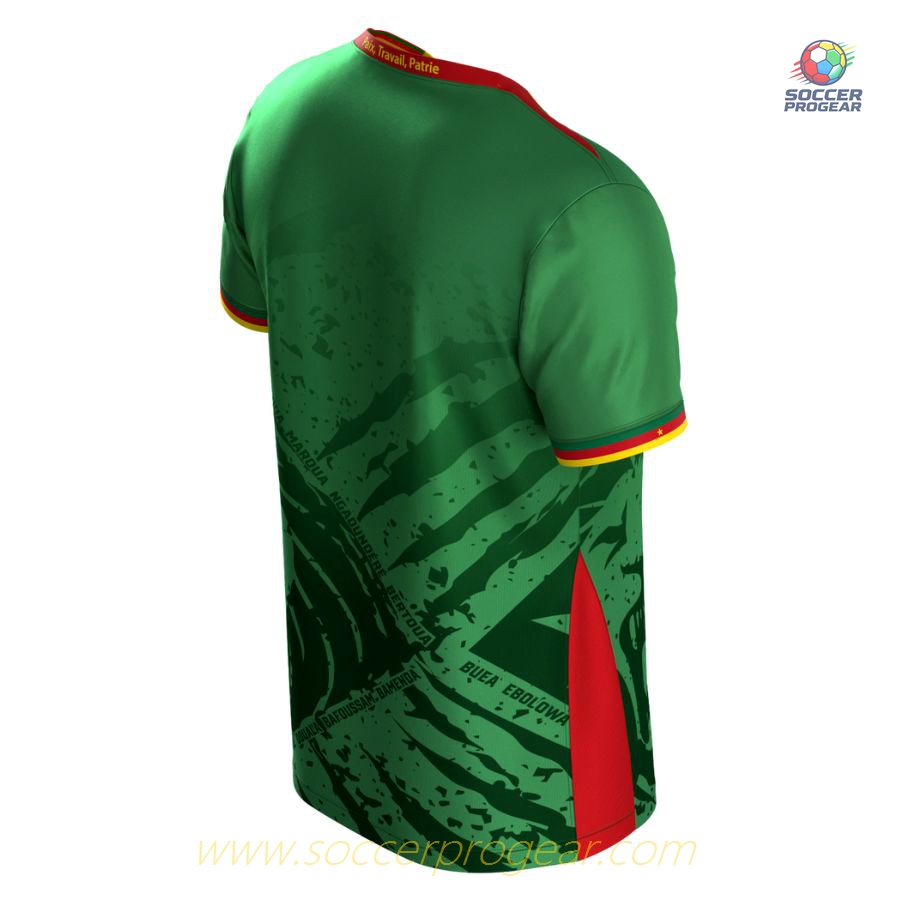 Cameroon Home Team Football Jersey 2025 Season 2026