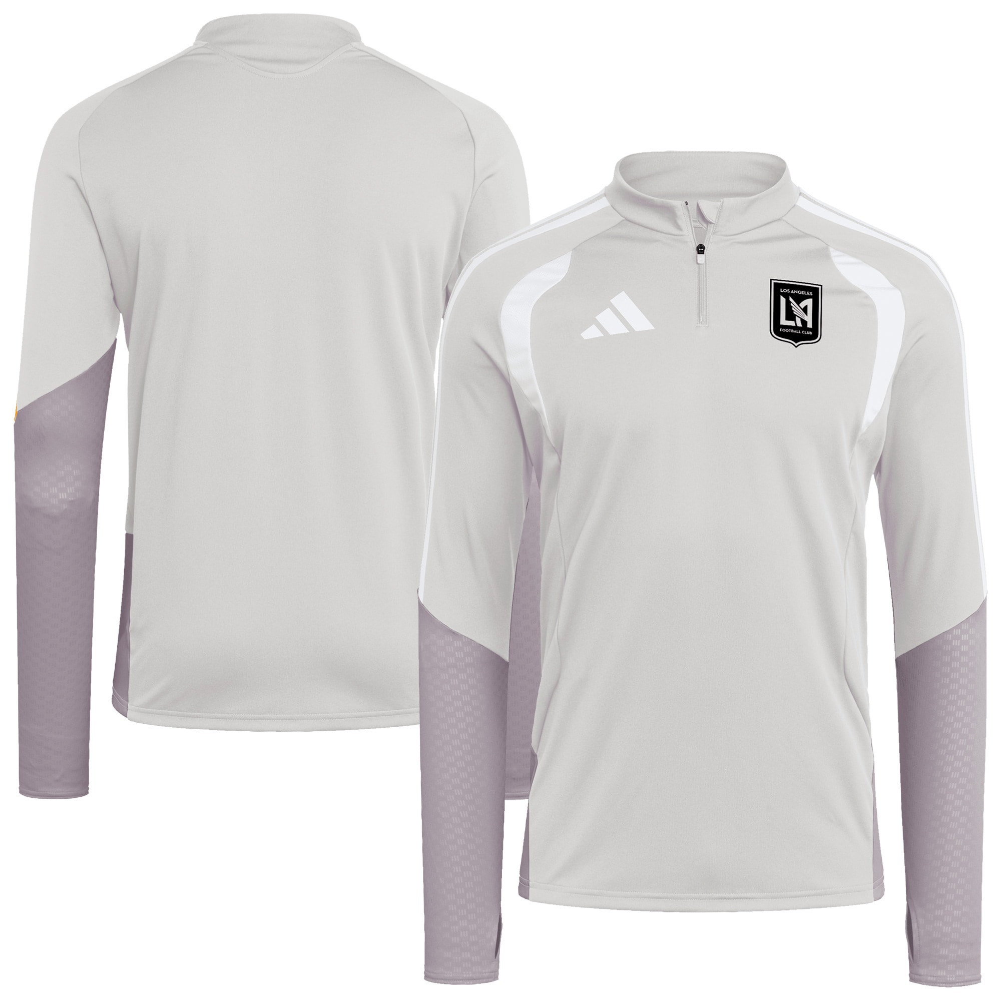 [SJH] LAFC 2026 Tiro Competition Quarter-Zip Training Jersey Top - Silver