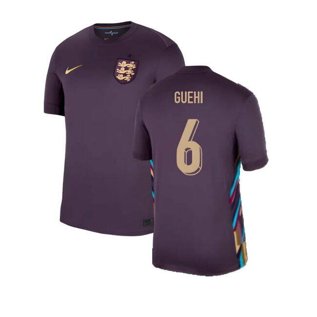 Cost-effective 2024-2025 England Away Shirt (Guehi 6) Fashionable