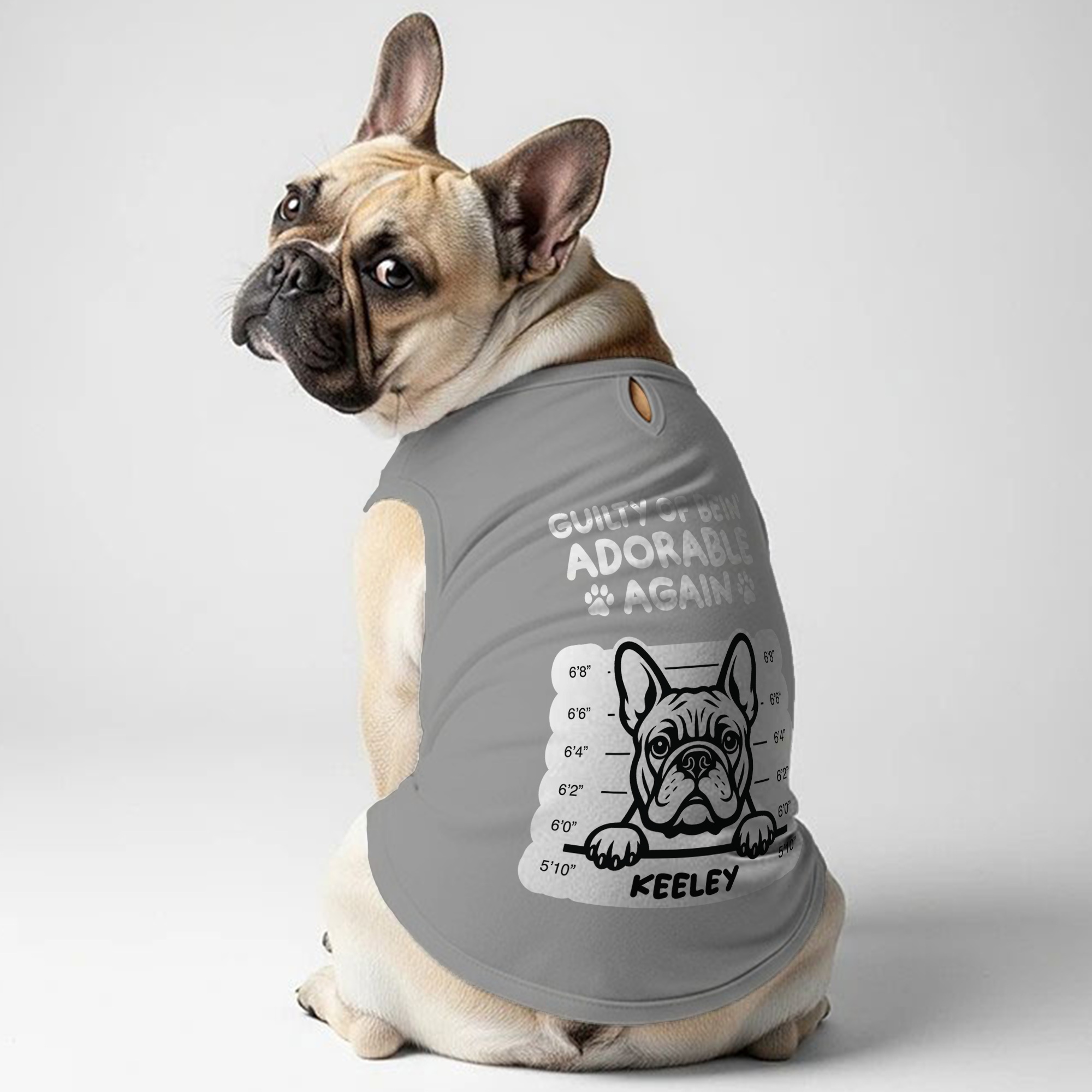 Culture-Inspired Guilty Of Bein’ Adorable - Personalized Frenchie Shi...