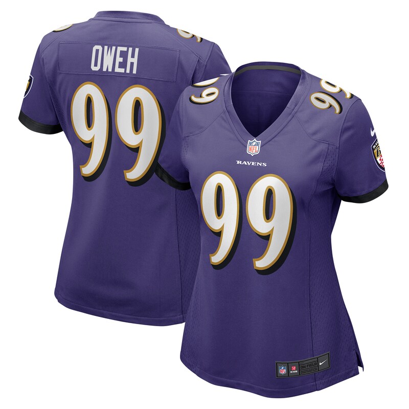 None Odafe Oweh BAL Ravens Modern Professional Jersey Football Apparel