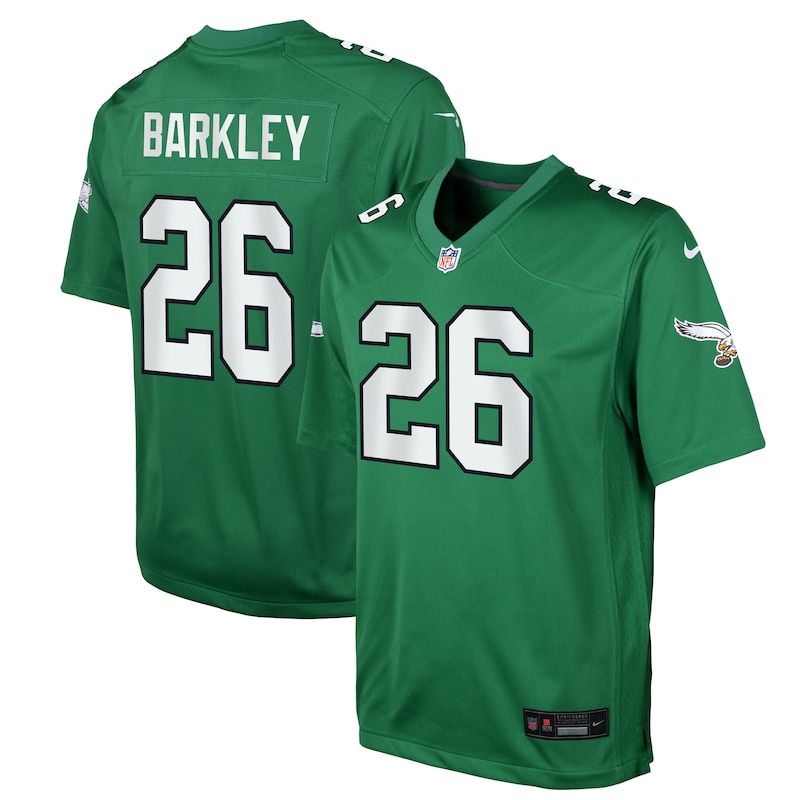 Saquon Barkley Philadelphia Eagles Nike Youth Game Jersey - ...
