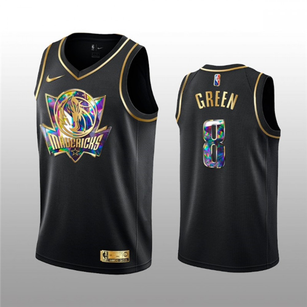 Premium Jersey Dallas Mavericks 8 - Black Golden Edition - Basketball Fan Gear