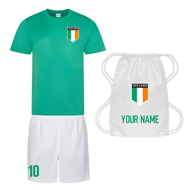 Personalised Republic Of Ireland Training Kit Package Euro