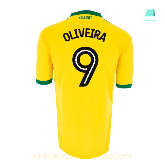 Norwich City 2016-17 Home Shirt ((Good) XXL) (Oliveira 9)