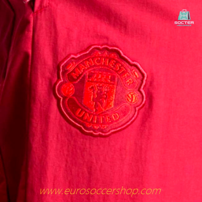 2023-2024 Man Utd EU Presentation Pants (Burgundy)