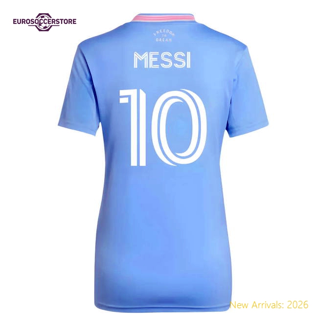 2025-2026 Football Team Womens Luxury Messi Jersey Drycell