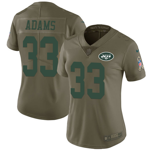 NFL Y J Jets #33 Jamal Adams Limited Team Color Jersey - Fan Favorite