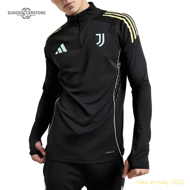 Supporter Performance 2025-2026 Juventus Training Top (Black)