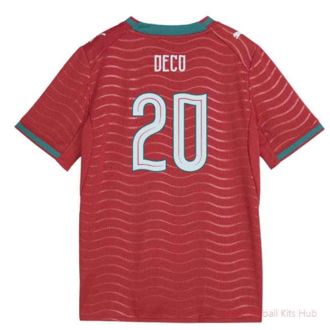 [SJH] 2026/27 Portugal Home Shirt (Kids) (Deco 20)