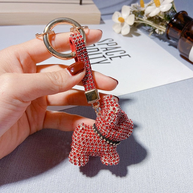 Fashion-Forward Luxury French Bulldog Keychain for Everyday Wear Premium