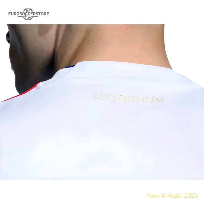 2025-2026 Olympique Lyon Home Shirt (Akouokou 4)