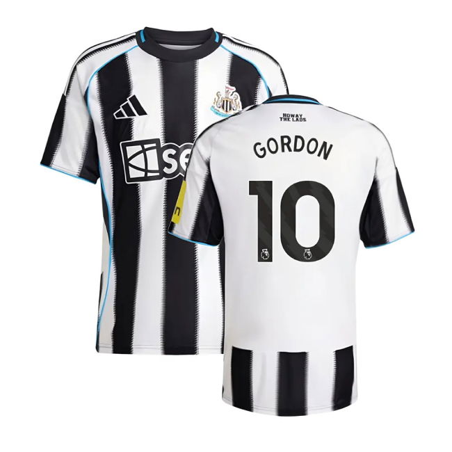 Gordon 10 Game Replica Newcastle Home Replica Jersey (Adults)