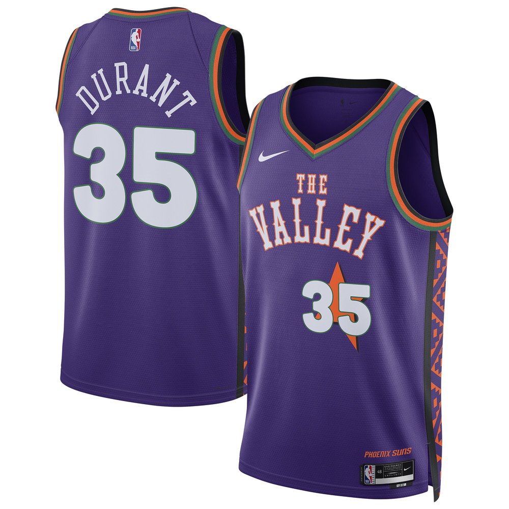 Limited Edition Phoenix Suns Kevin Durant Purple Jersey City Edition
