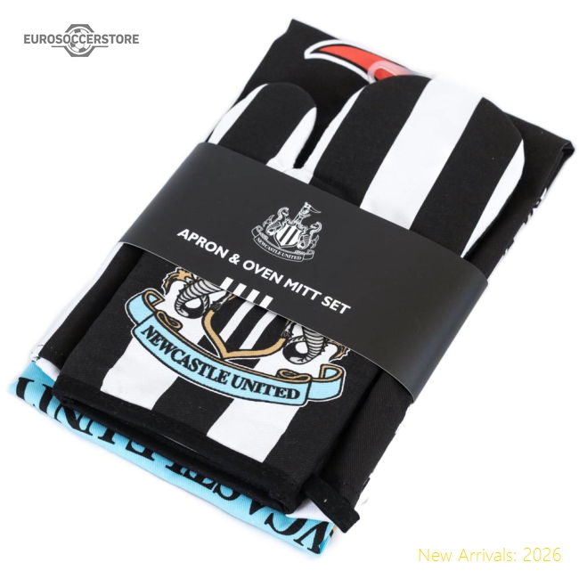 Newcastle United Fc Apron  Oven Glove Set - Reasonable Price