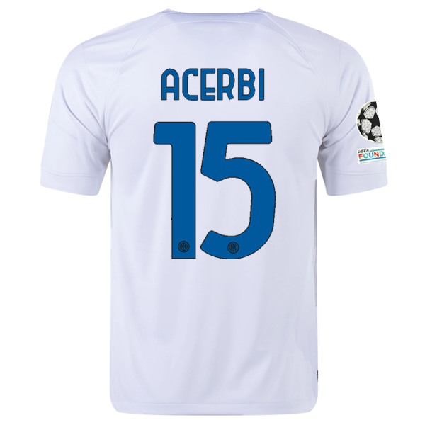Inter Milan Acerbi 2023-2024 UCL Away Jersey – Authentic Shirt