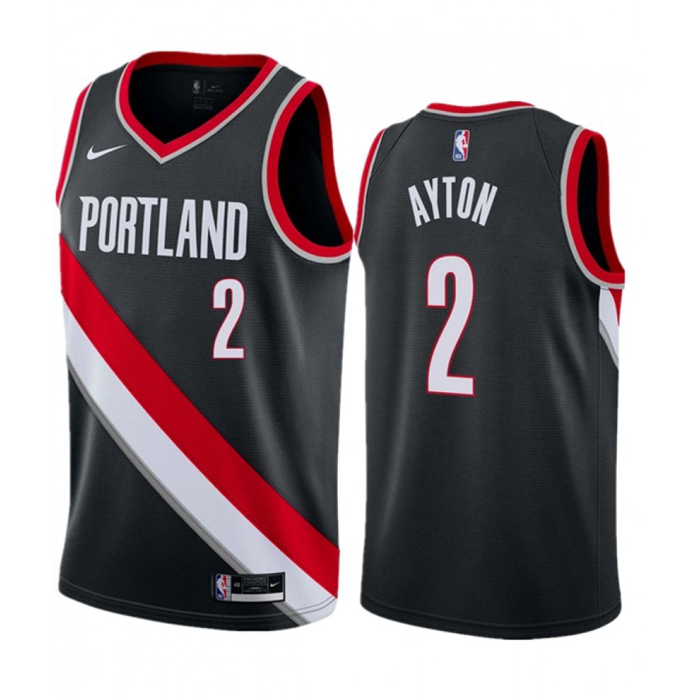 Affordable Men's Trail Blazers #2 Deandre Black Basketball Jersey