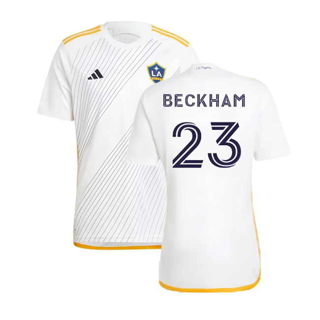 La Galaxy Mls Beckham Professional Jersey Mls Authentic Stretchy