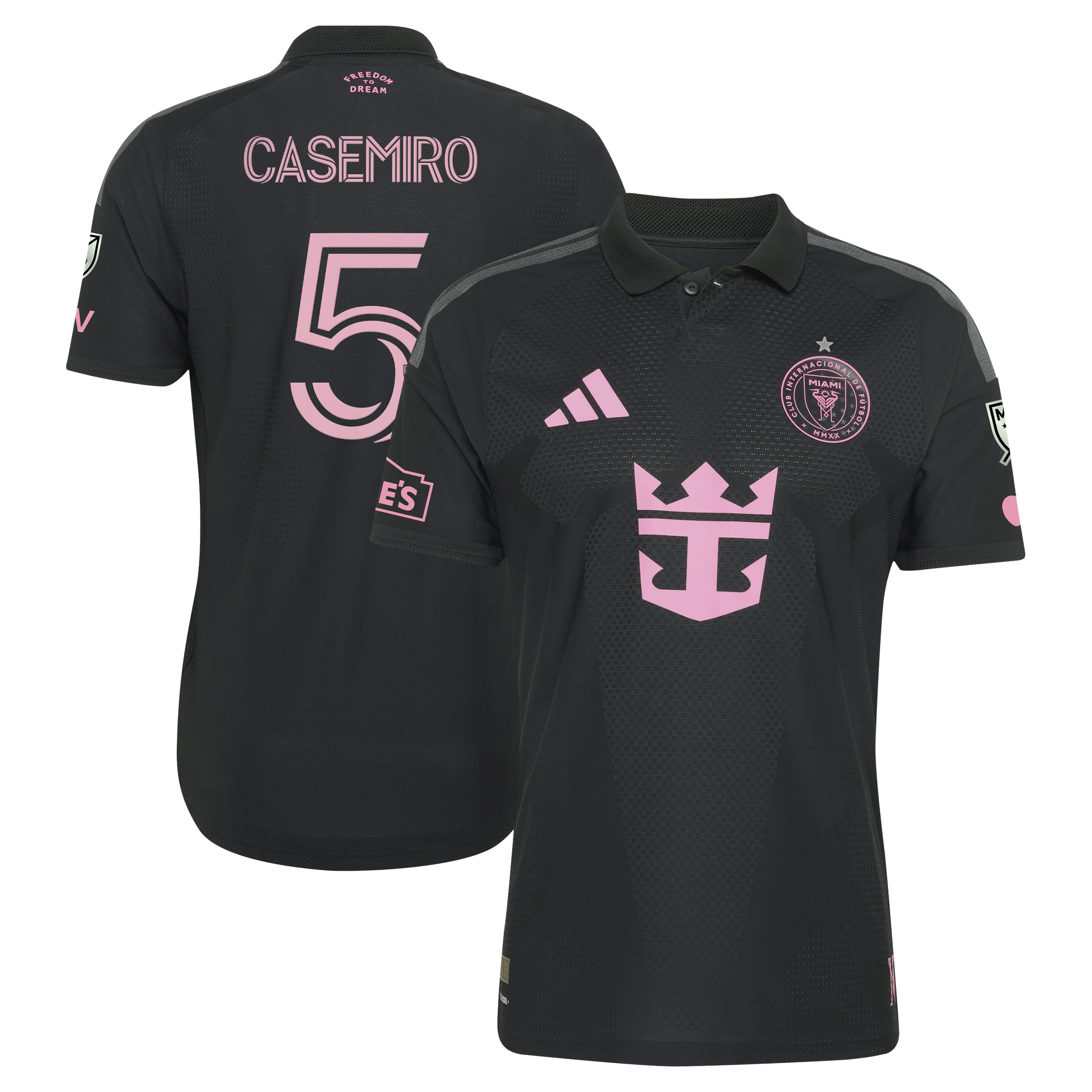 [SJH] Casemiro Inter Miami CF 2026 Presagio On-Field Authentic Jersey - Black
