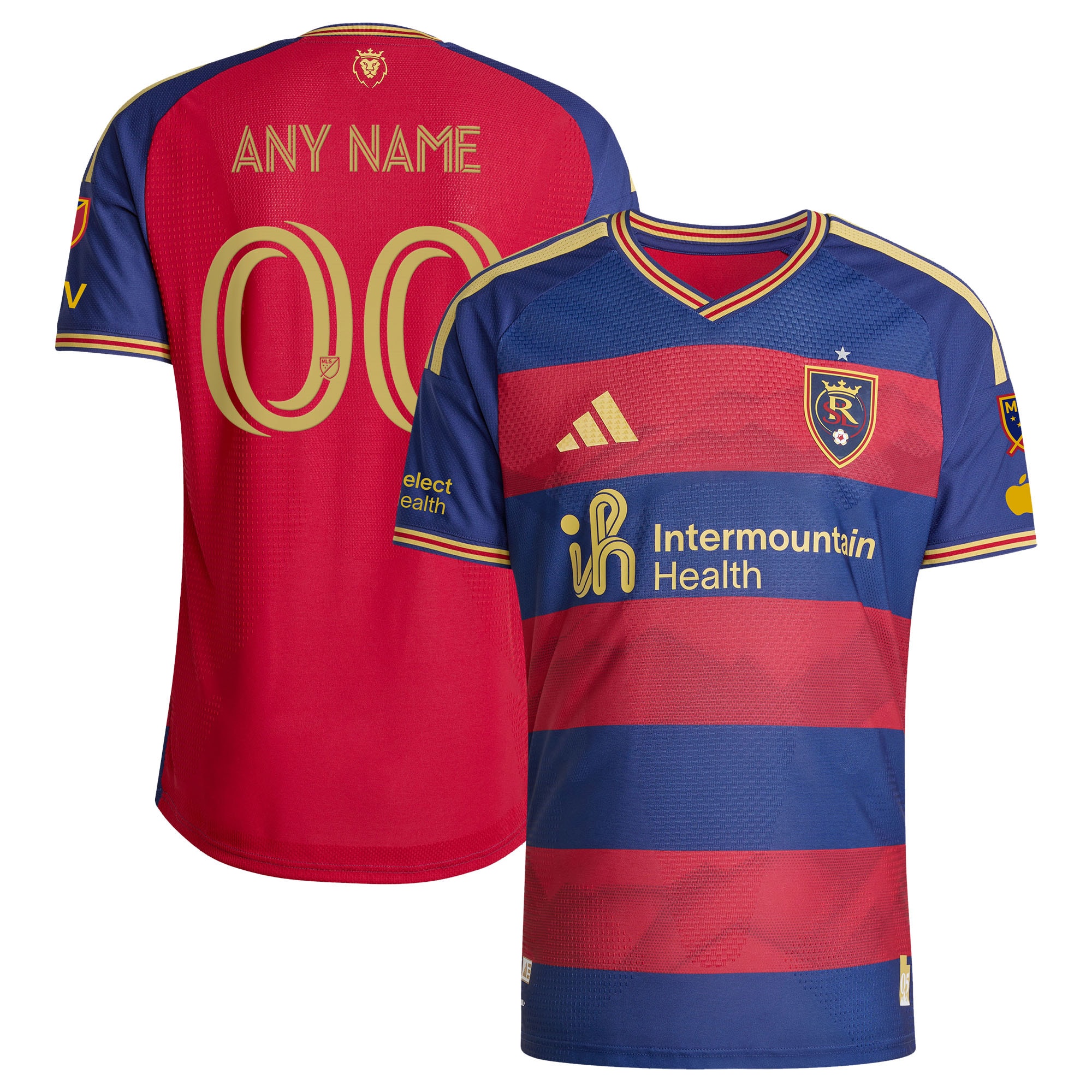 [JED] Youth Real Salt Lake 2026 The Switchback On-Field Authentic Patch Custom Jersey - Red