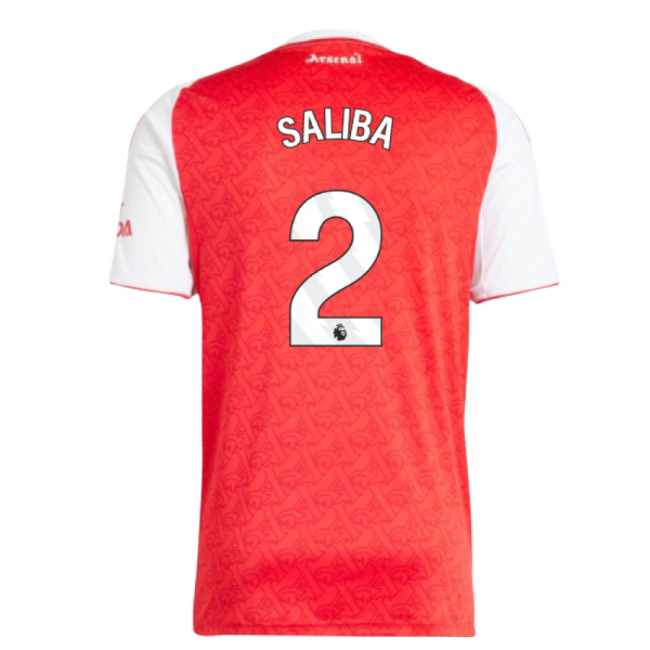 2025-2026 Arsenal Home Shirt (Saliba 2)