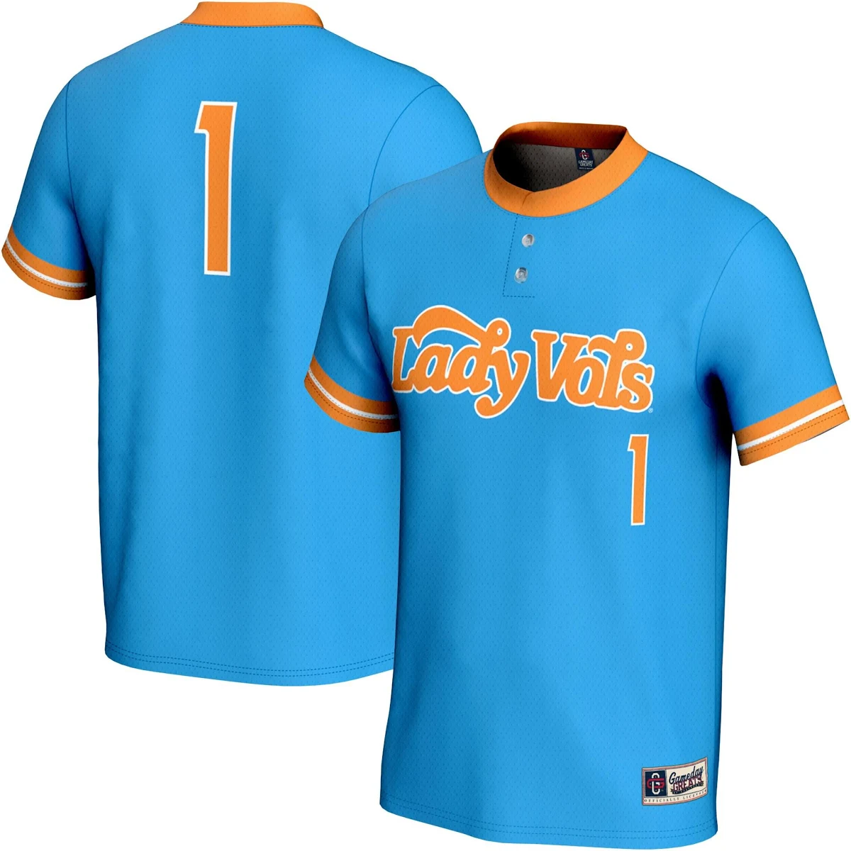 [NJP] Tennessee Volunteers GameDay Greats Unisex Softball Fashion Jersey - Blue