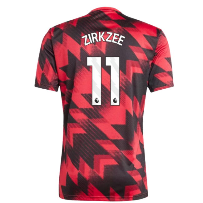 2025-2026 Man Utd Pre-Match Shirt (Red) (Zirkzee 11)