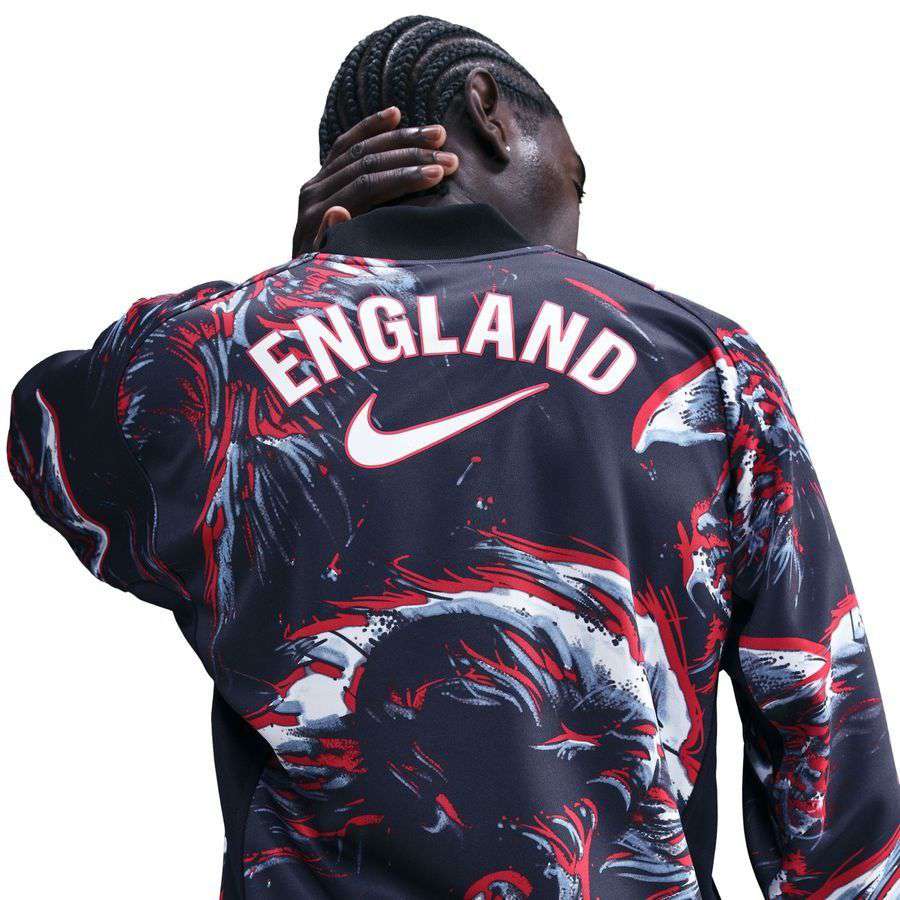 England Goalkeeper Shirt Authentic Hollywood Goalkeepers - Obsidian/Black/White