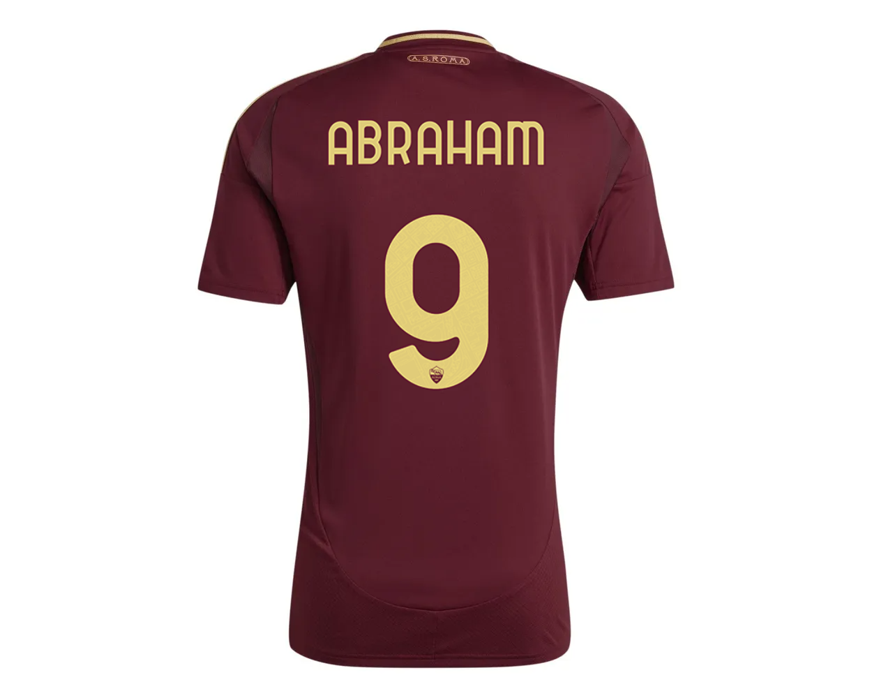 AS Roma 24-25 Season Home Jersey with ABRAHAM 9 Printing