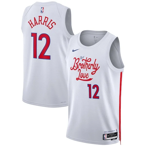 Tobias Harris PHI Swingman Jersey - authentic trendy - White