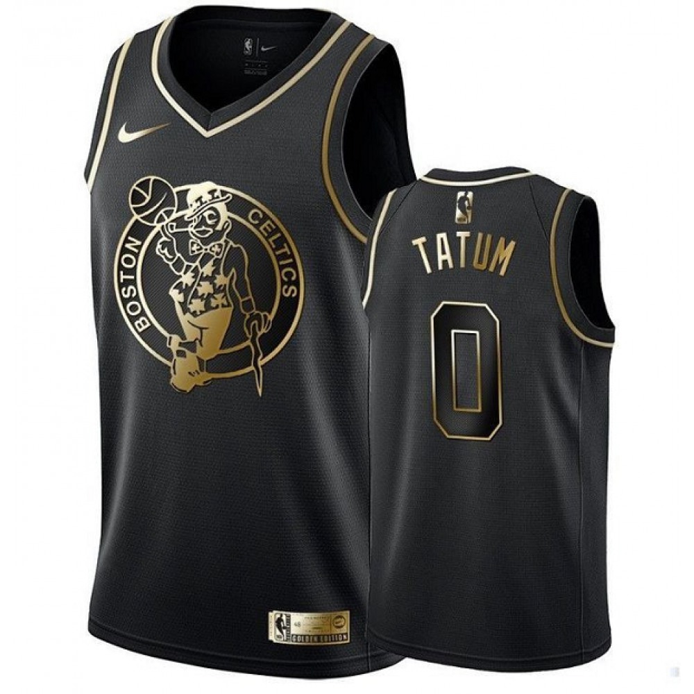 Boston Celtics Jayson Tatum0 Jersey Black Golden Edition - Game Day Essential