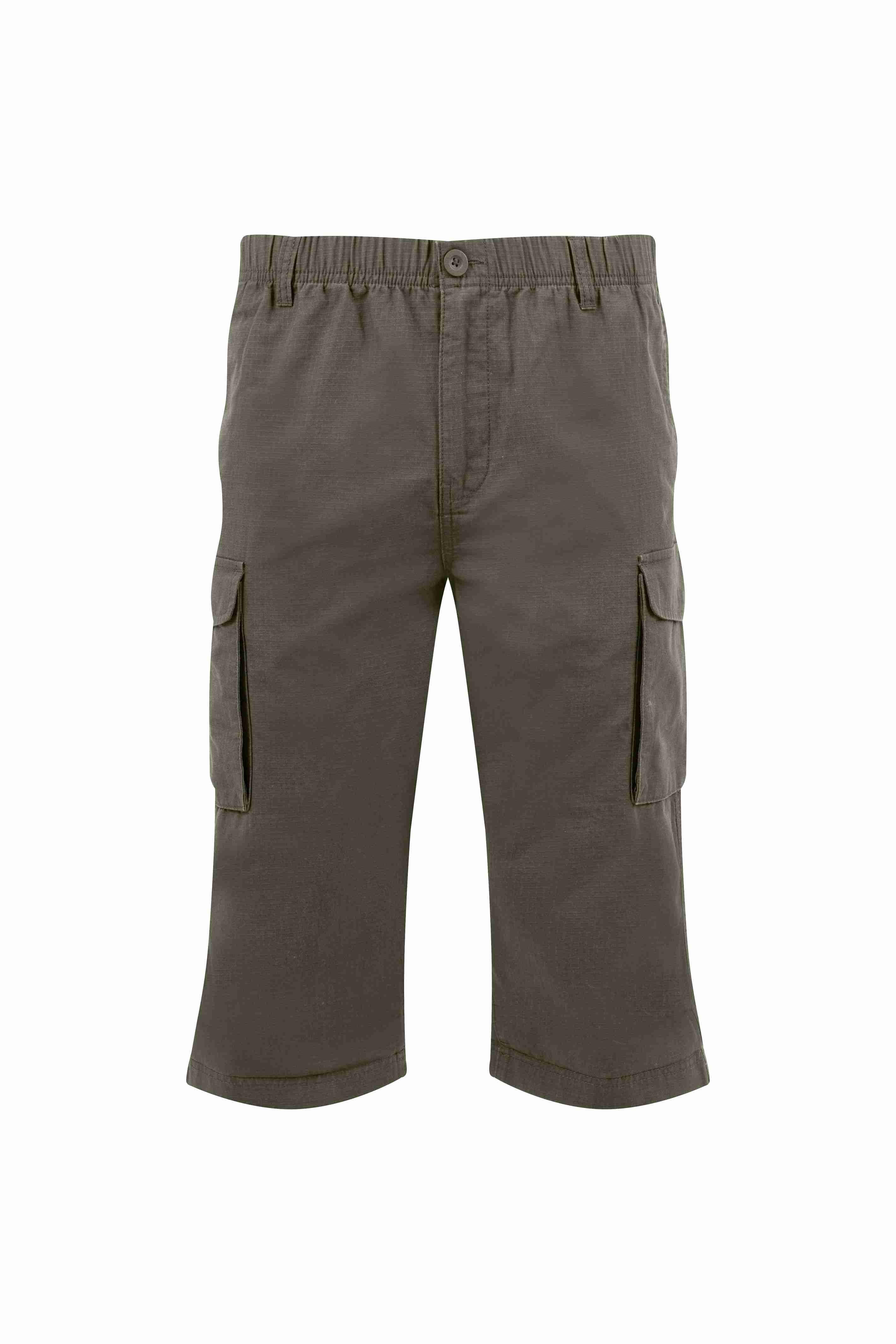 Summersville 3/4 Length Ripstop Cargo Shorts Basil